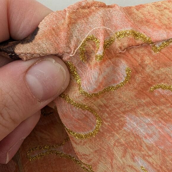 Y2K Dressbarn Fairycore Floral Tiered Skirt Size Large - Picture 5 of 10